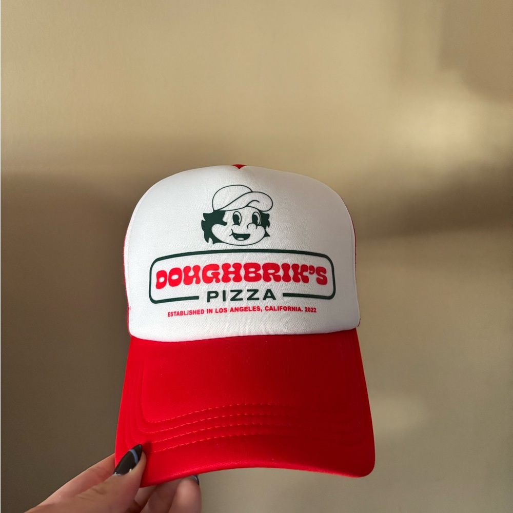 Red and White Cap